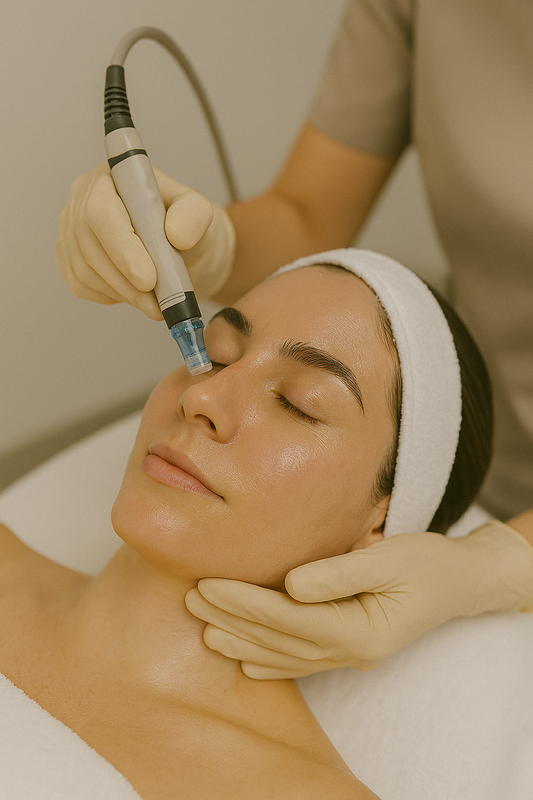 L'Hydrafacial exfolie la peau via Vortex-Fusion