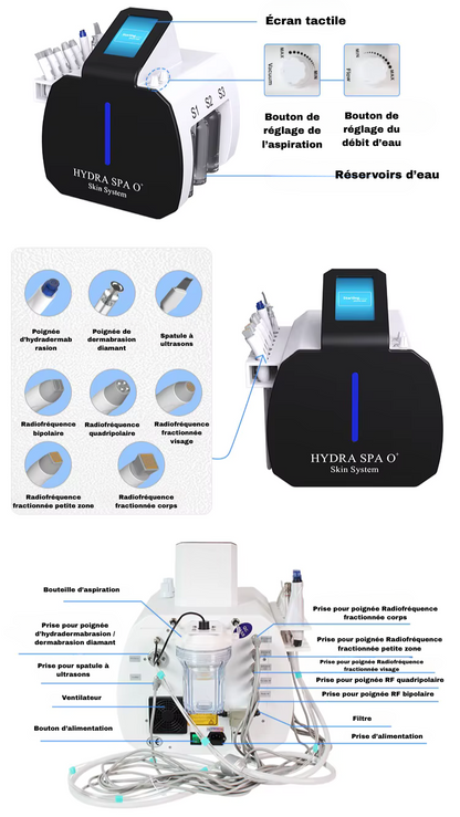 Machine Hydrafacial 8 en 1
